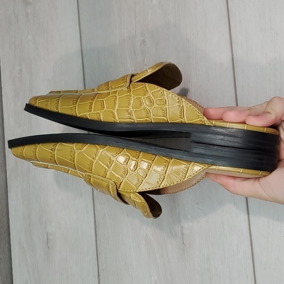 NEW Marc Fisher LTD Flyta Womens Loafer Slip on mules leather shoes sz 6.5 - Picture 9 of 12